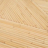 Rattan Groove Coffee Table